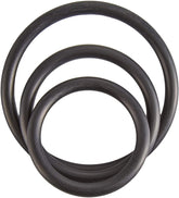 Spartacus Rubber Cock Ring Set (Black) – Versatile Silicone Cock Rings COCK RING Set